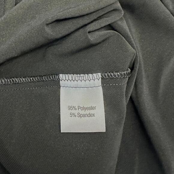 LBisse Travelers Long Sleeve High Neck  Midi Dress Black Women's Size Medium - Picture 4 of 5